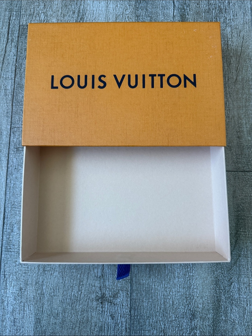 Louis Vuitton Orange and Cream Gift Box
